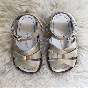 Gold Salt Water Sandals -Toddler Size 4